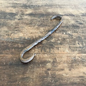Forged Iron Pot Hook, American, 18th Century