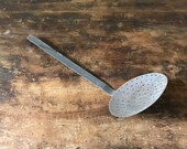 Sheet Iron Skimmer Or Spatula, American, Mid 19th Century