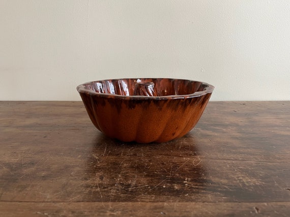 マンガンで装飾されたレッドウェアの型、アメリカ、19 世紀 - Etsy 日本