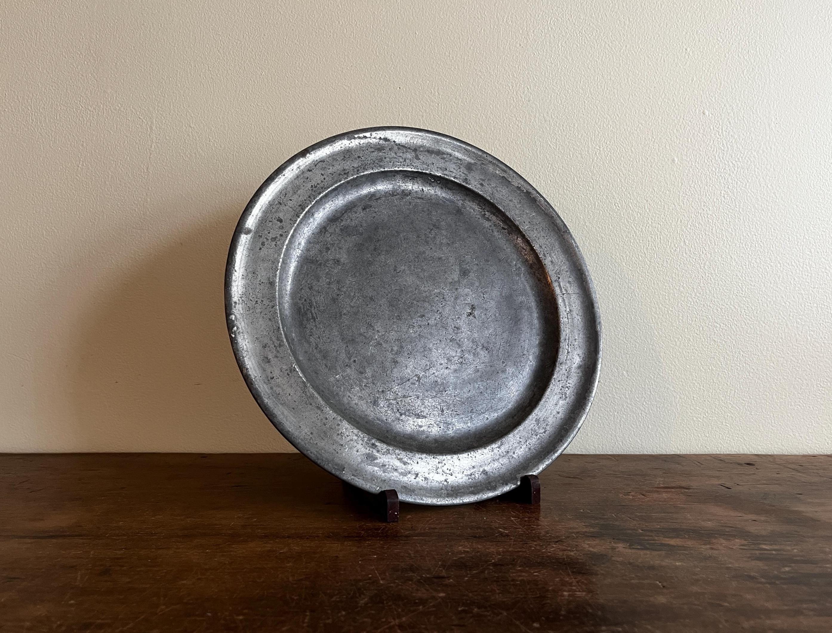 18th Century Pewter Plate - Etsy