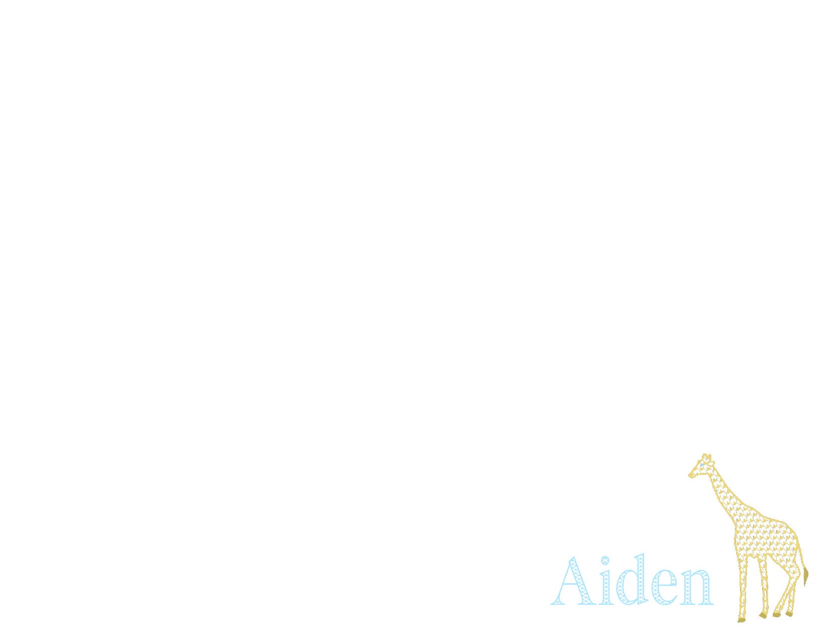 Personalized Giraffe Stationery Set, Kids Thank You Notes - Etsy