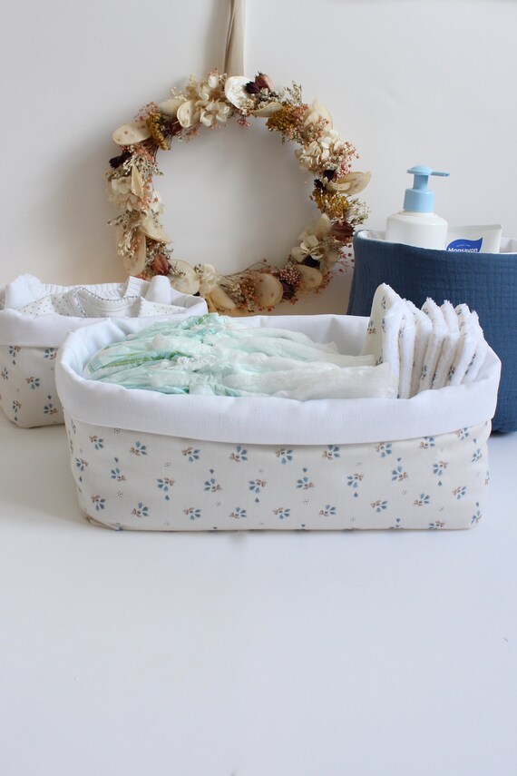 Panier Vert Menthe Pour Chambre Bebe Garcon Rangement Etsy France