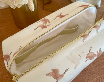 Wild geese toiletry bag