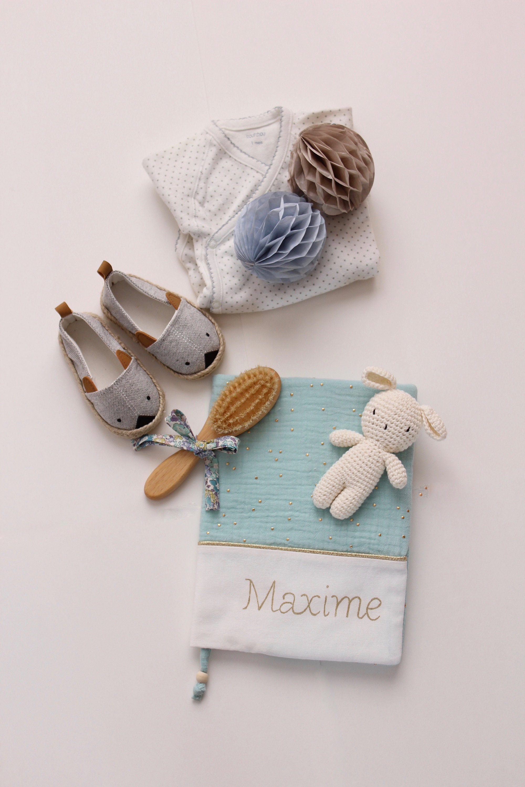 Personalized Bleu Health Book Cover Double Gilt Cotton Cotton Etsy