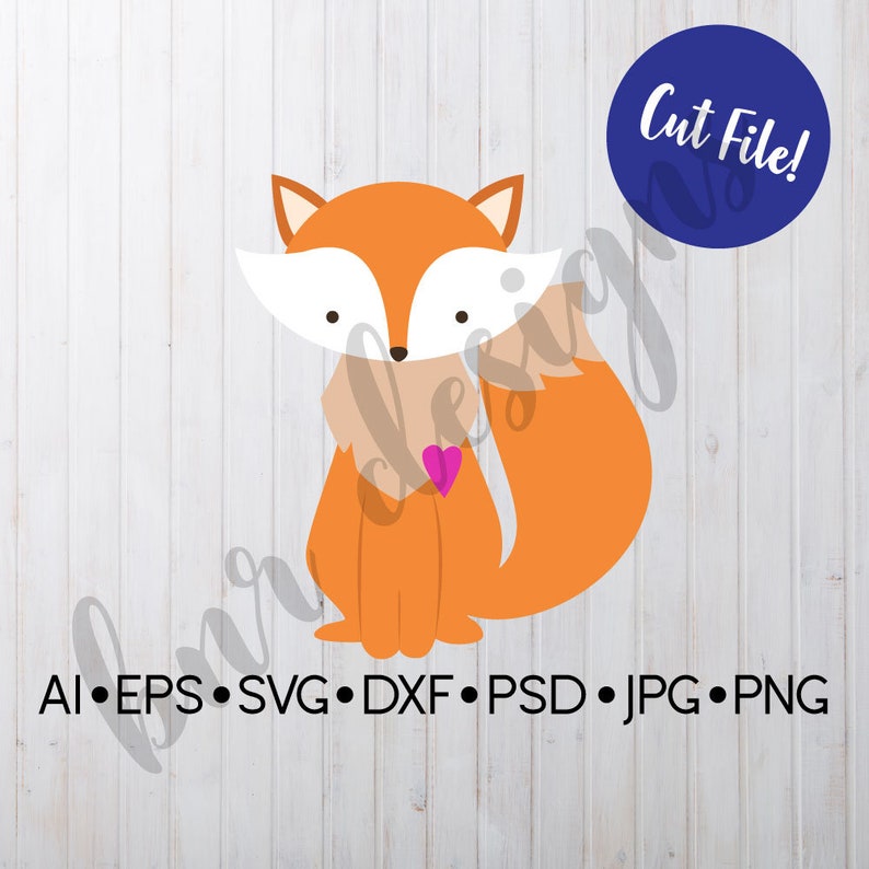 Download Dxf Cut File Cricut File Cuttable File Animal Cut File Digital File Silhouette File Fox Svg Cut File Animal Svg Craft Supplies Tools Printing Printmaking