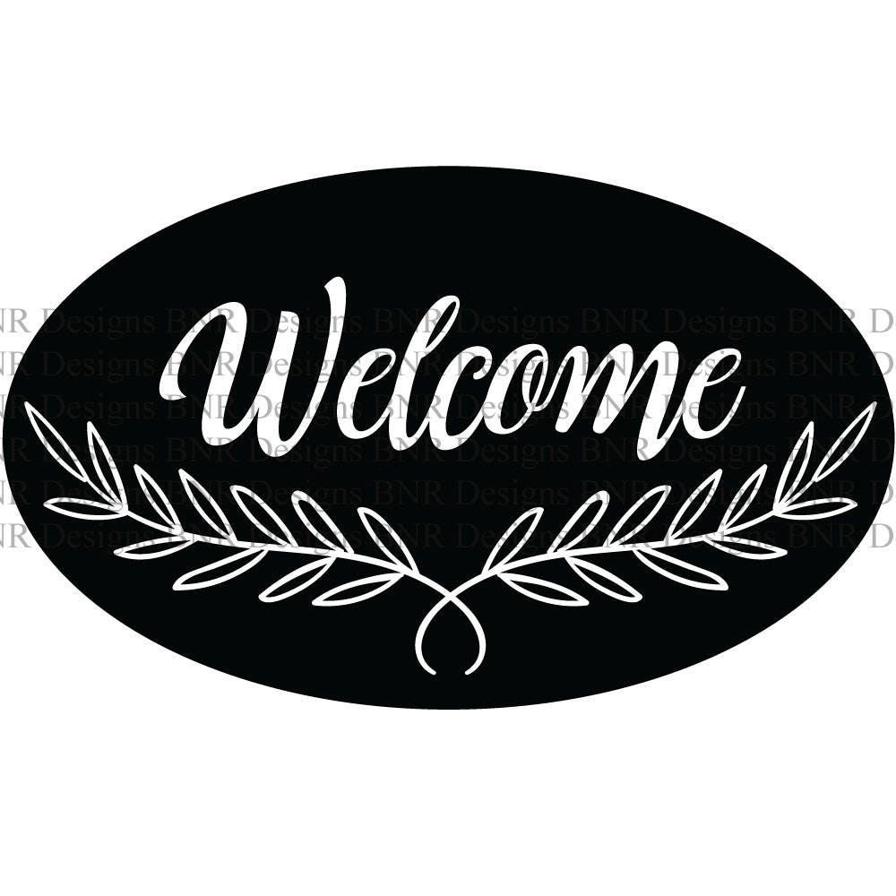 Download Welcome SVG Svg File Dxf File Cricut File Cameo File | Etsy
