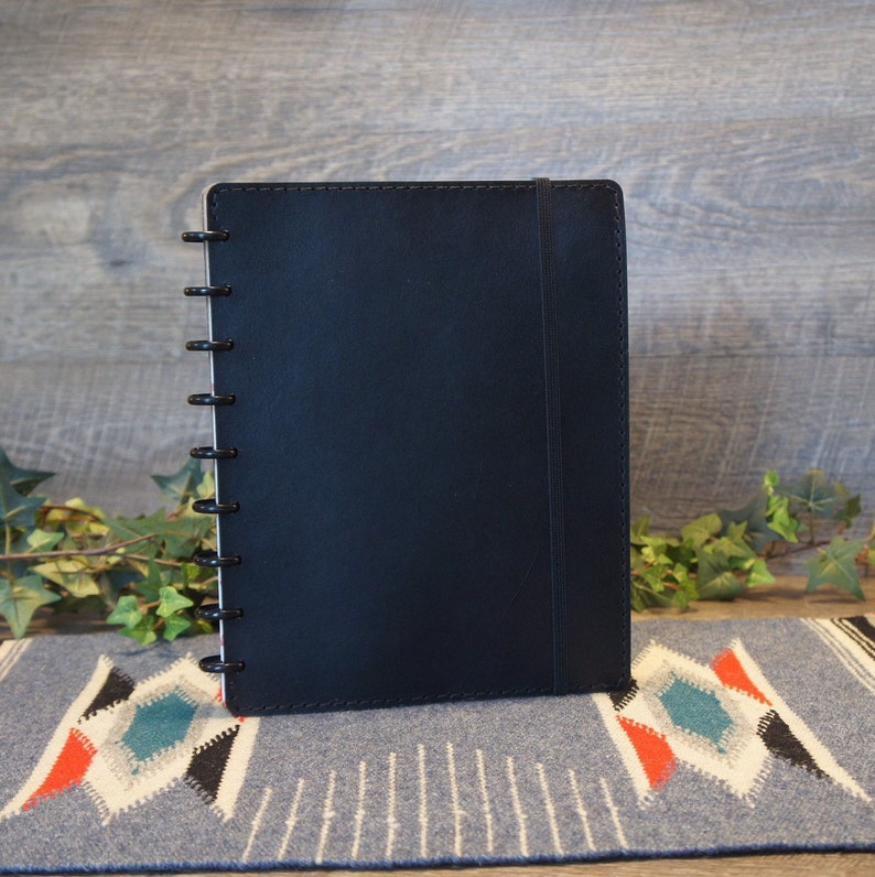 Leather Personalized Discbound Planner Cover Etsy