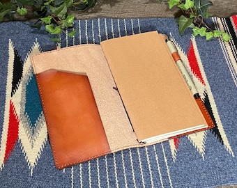 Full Grain Leather A5, Moleskine Cahier, Midori, B6, A6, Pocket, Field Notes, Hobonichi, Leuchtturm 1917, Panda Planner, Rhodia, Clever Fox