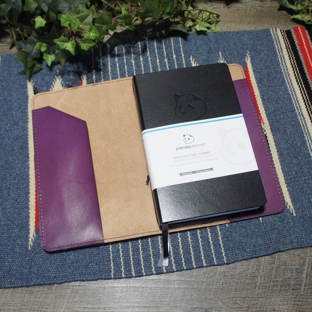 Personalized Leather Planner Leather Notebook Monogrammed Gift Fathers ...