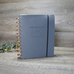 Leather Personalized Discbound Planner Cover