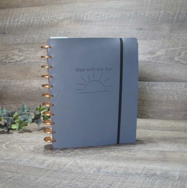 Leather Personalized Discbound Planner Cover image 1