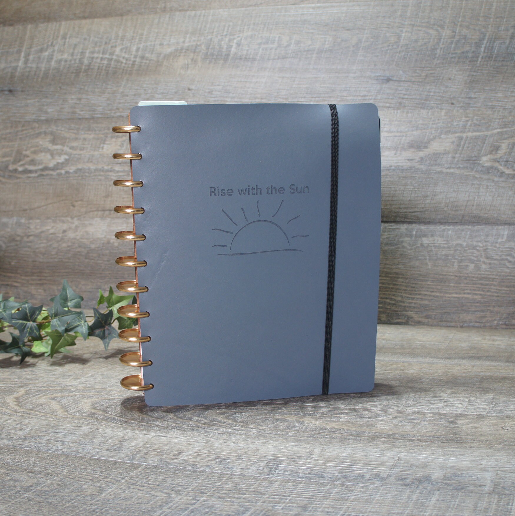 Leather Personalized Discbound Planner Cover Etsy