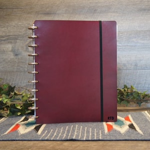 Leather Planner Personalized Cover Classic Planner Cover, Discbound Planner Cover, Planner Classic Cover