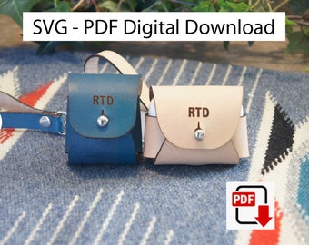 No-Sew AirPods Case Pattern SVG Glowforge File