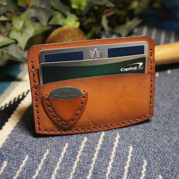 Leather Guitar Pick Holder Etsy