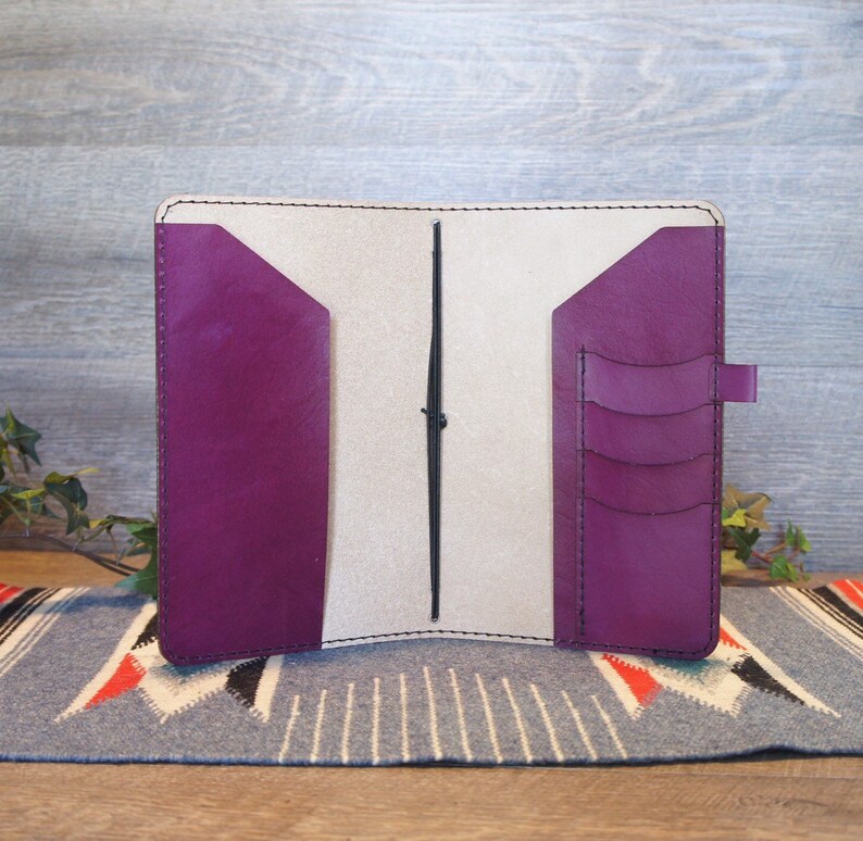 Personalized Leather Travelers Notebook Sleeves and Pockets Etsy