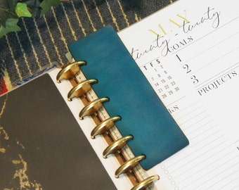 Leather Planner Page Finder | Bookmark for Discbound Planner