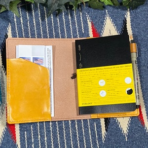 Stalogy A6, B6 & Hobonichi A6 Techo - Perfect Fit Folio Leather Journal Planner Cover