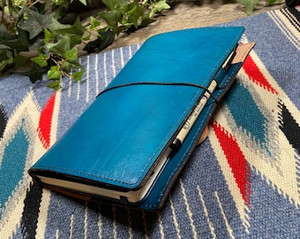 Personalized Leather A5, Moleskine Cahier, Midori, B6, A6, Pocket, Field Notes, Hobonichi, Leuchtturm 1917, Panda Planner, Clever Fox