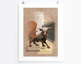 The Bull (Unframed Art Print)