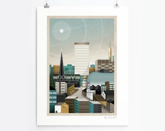 Digbeth In Tangent (Unframed Art Print)