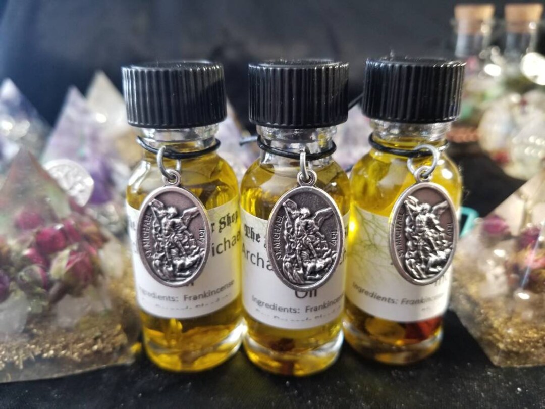 St. Michael Oil. Protection Etsy