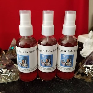SMUDGE Sage Clearing Spray (1), Sage, Palo Santo, Mugwort, Cedar 2.7 oz