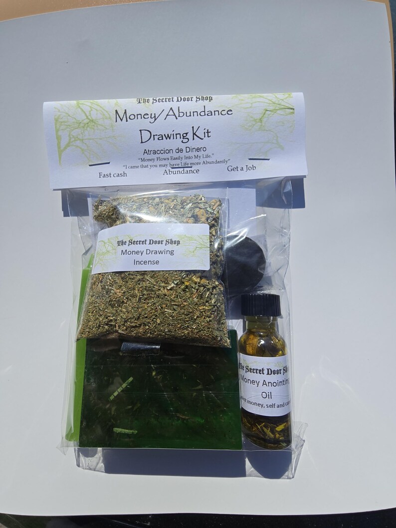 Kit d'abondance, huile, savon, encens image 9
