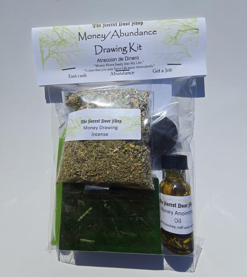 Kit d'abondance, huile, savon, encens image 8