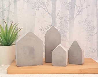 Concrete house ornaments | concrete houses | Concrete gifts | anniversary gifts | our first home