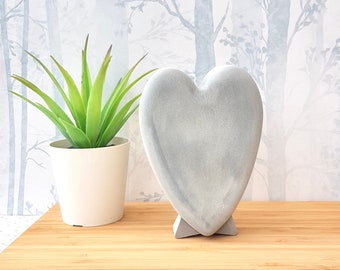 Concrete Heart | freestanding heart ornament | anniversary gifts | My first home