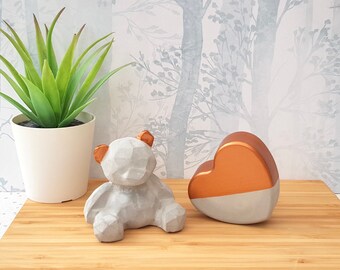 Concrete Bear | boho nursery decor