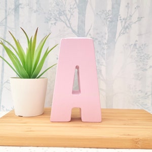 Large Letters | Pink Nursery decor | Concrete Letters | Concrete Letters | nursery decor | freestanding letters | Blush room decor