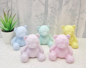 Nursery decor | Bear Nursery decor | pastel nursery decor | Teddy bear ornament