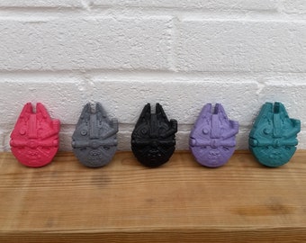 Star Wars - Millennium Falcon - Concrete - Star Wars Concrete - Star Wars Paperweight - Star Wars Gift - Concrete Gifts - Home Decor - Gift
