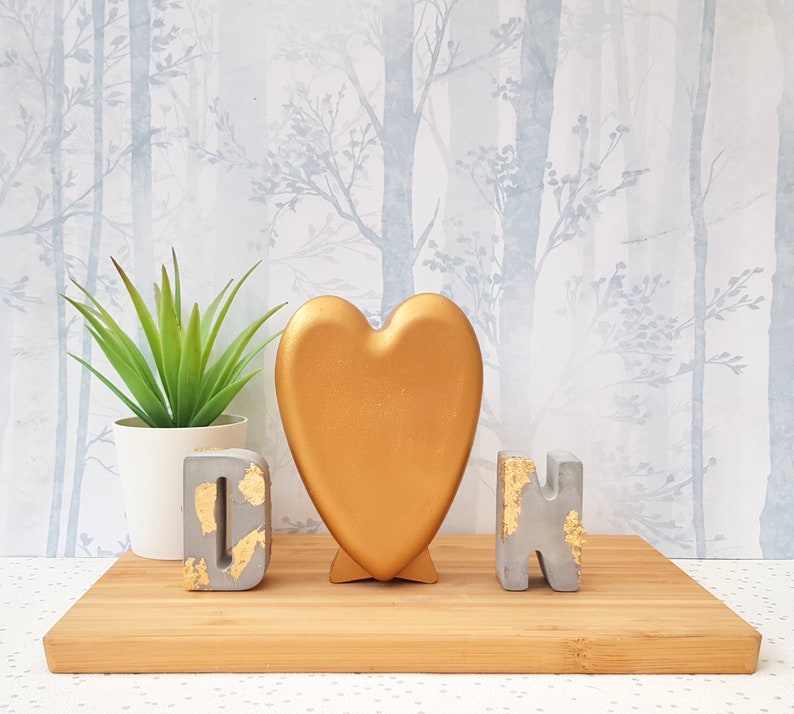 Carta concreta / regalos de aniversario / regalos para novios / regalos para novias / nuestro primer hogar imagen 10
