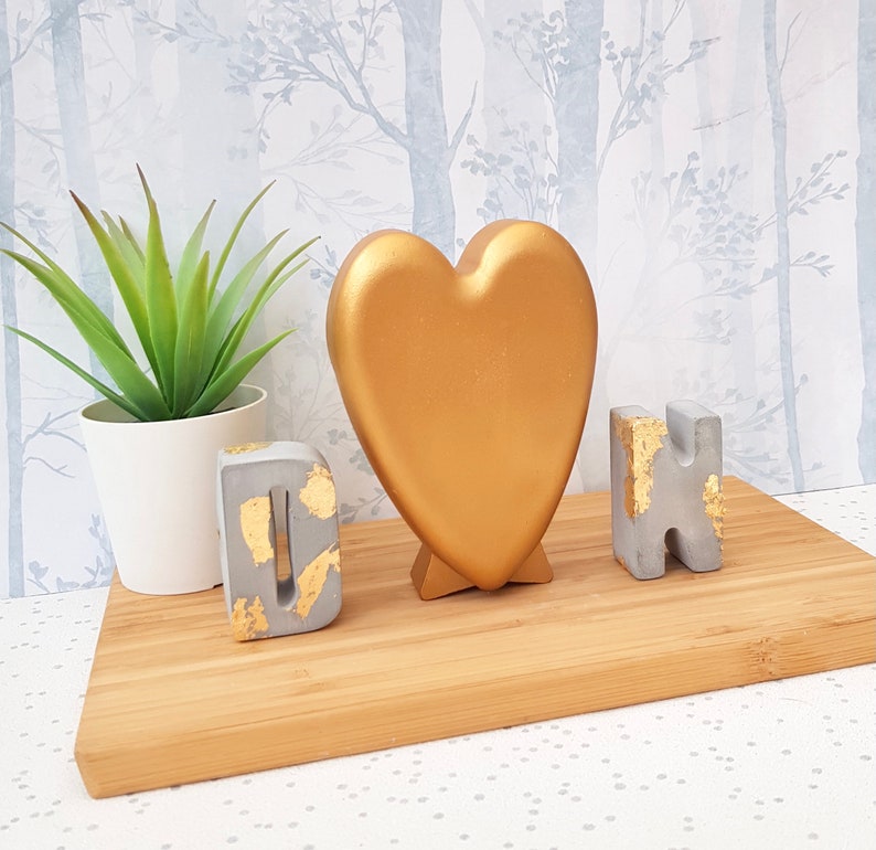 Carta concreta / regalos de aniversario / regalos para novios / regalos para novias / nuestro primer hogar imagen 4