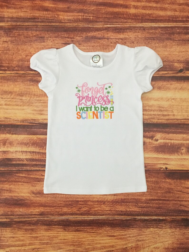 Girl Science Shirt, STEM Shirt for Girls, Girls Science Party, Girl Who Loves Science, STEM Shirt, Science Birthday, Future Scientist image 9