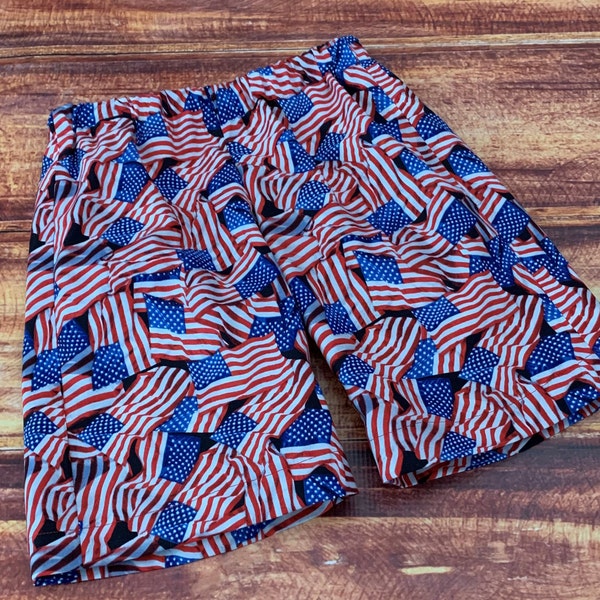 American Flag Shorts Etsy