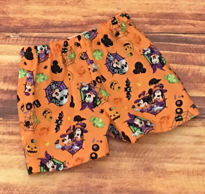 Mickey Mouse Halloween Shorts Etsy