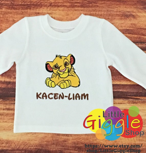 simba toddler shirt