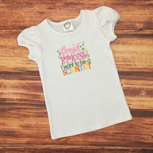 Girl Science Shirt, STEM Shirt for Girls, Girls Science Party, Girl Who Loves Science, STEM Shirt, Science Birthday, Future Scientist image 2