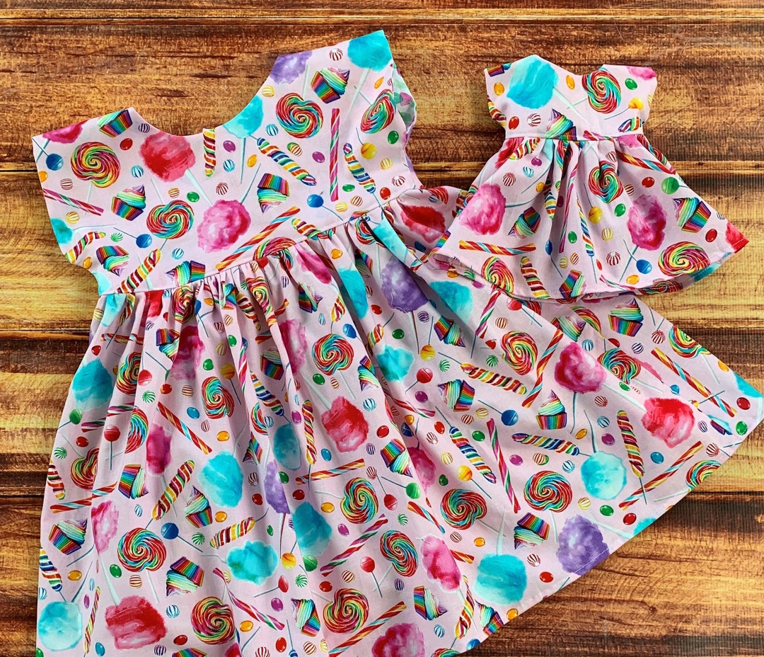 Birthday Gift for Girl, Candy Themed Dress, Candy Birthday, Two Sweet