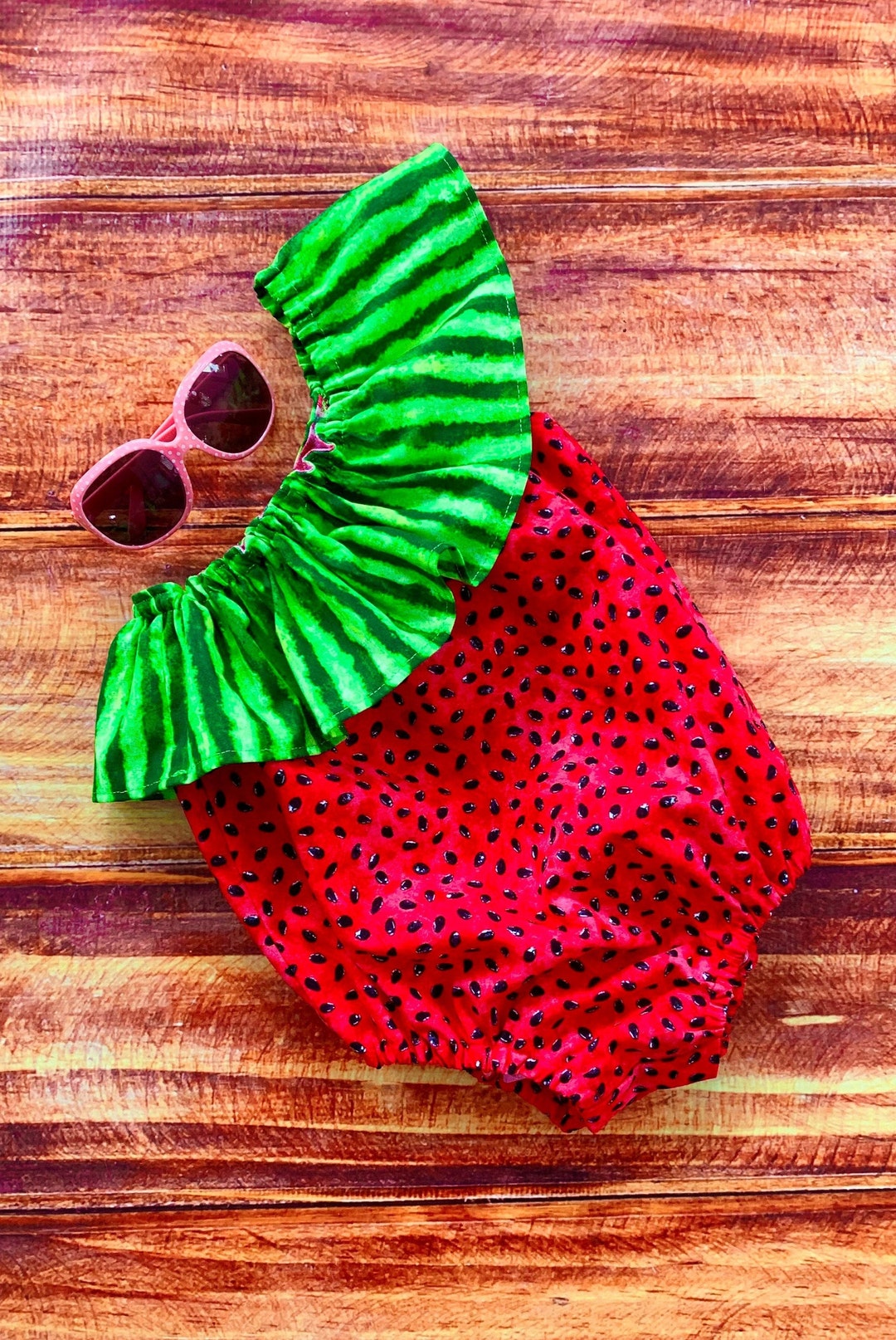 Watermelon Romper Baby Girl Watermelon Baby Bubble Romper Etsy Nederland