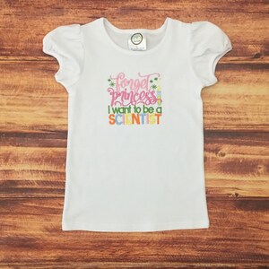 Girl Science Shirt, STEM Shirt for Girls, Girls Science Party, Girl Who Loves Science, STEM Shirt, Science Birthday, Future Scientist image 6