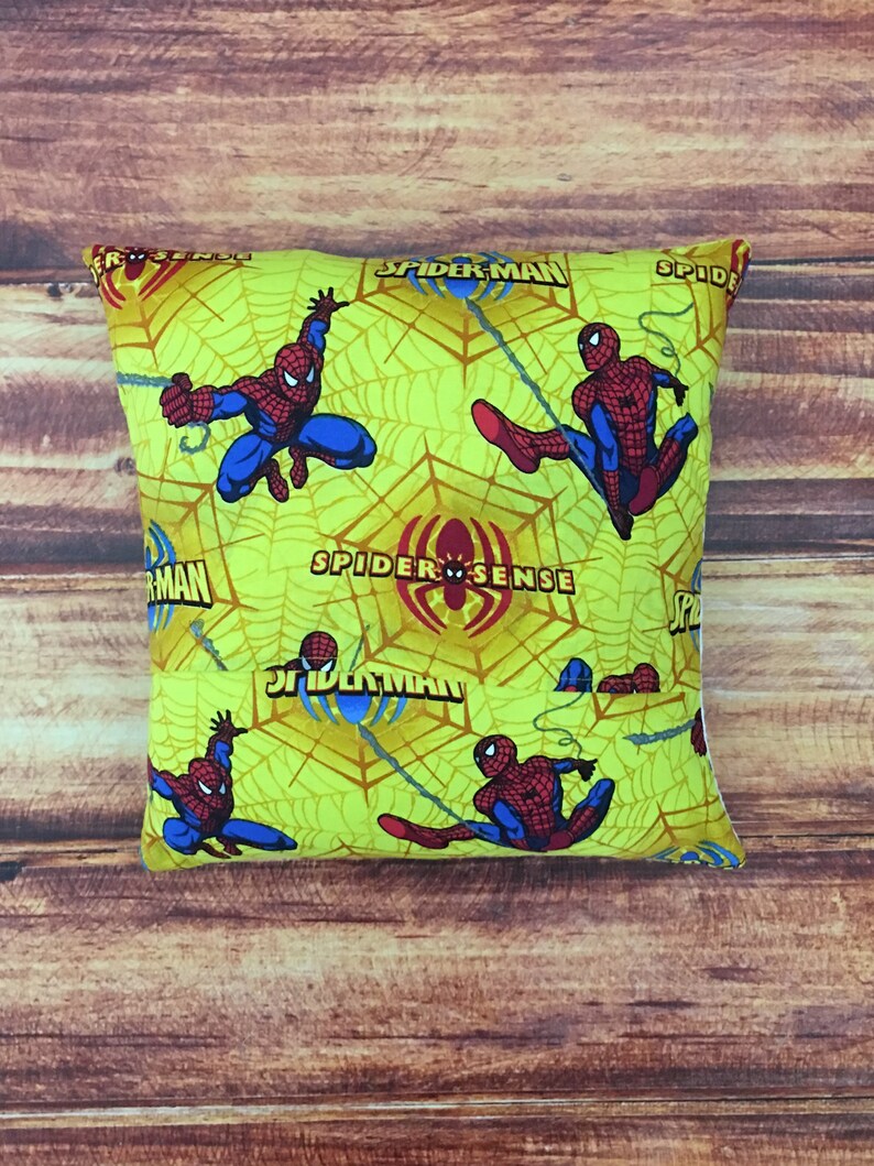 Spiderman Pillow Pocket Pillow Reading Pillow Superhero Etsy