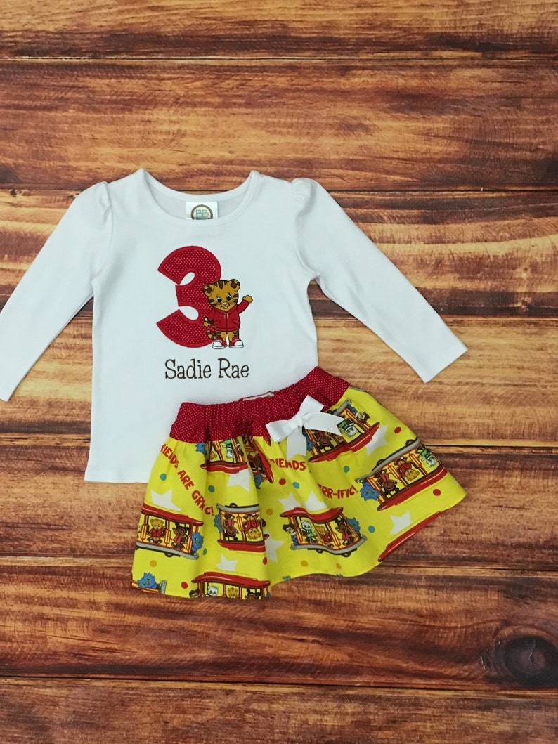 daniel tiger first birthday outfit