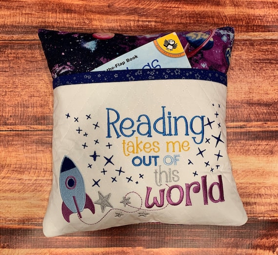 Outer Space Birthday Space Themed Pillowcase Astronaut Pillow Outer Space Nursery Reading Pillow Book Pillow Rocket Ship Pillow Etsy