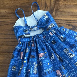 thin blue line dress Thin Blue Line Flag Dress women clothing 2024 new arrivals Long veiled dresses