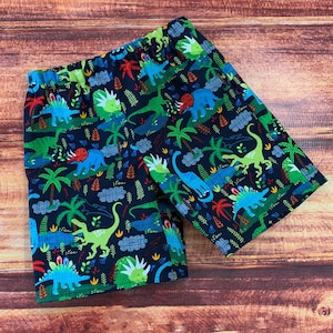 Dinosaur Shorts, Dinosaur Birthday, Boys Shorts, Toddler Boy Shorts, Dinosaur Party, Dinosaur for Baby, Pull Up Summer Shorts